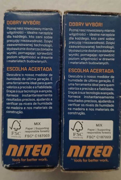 NITEO miernik wilgotności, nowy