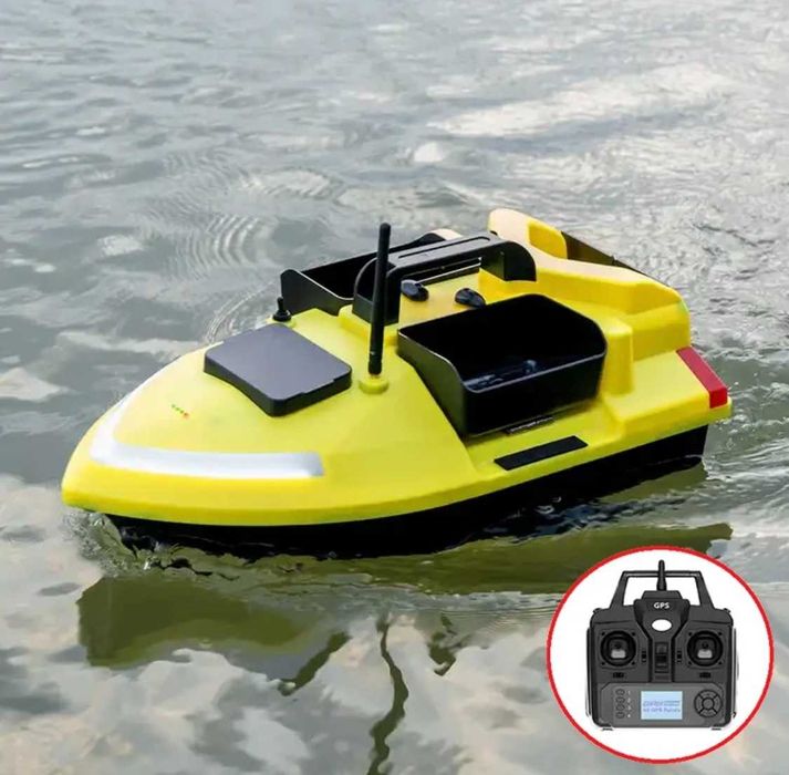 Кораблик с GPS FLYTEС V020 5200 мАч для рыбалки прикормки карповый 25г