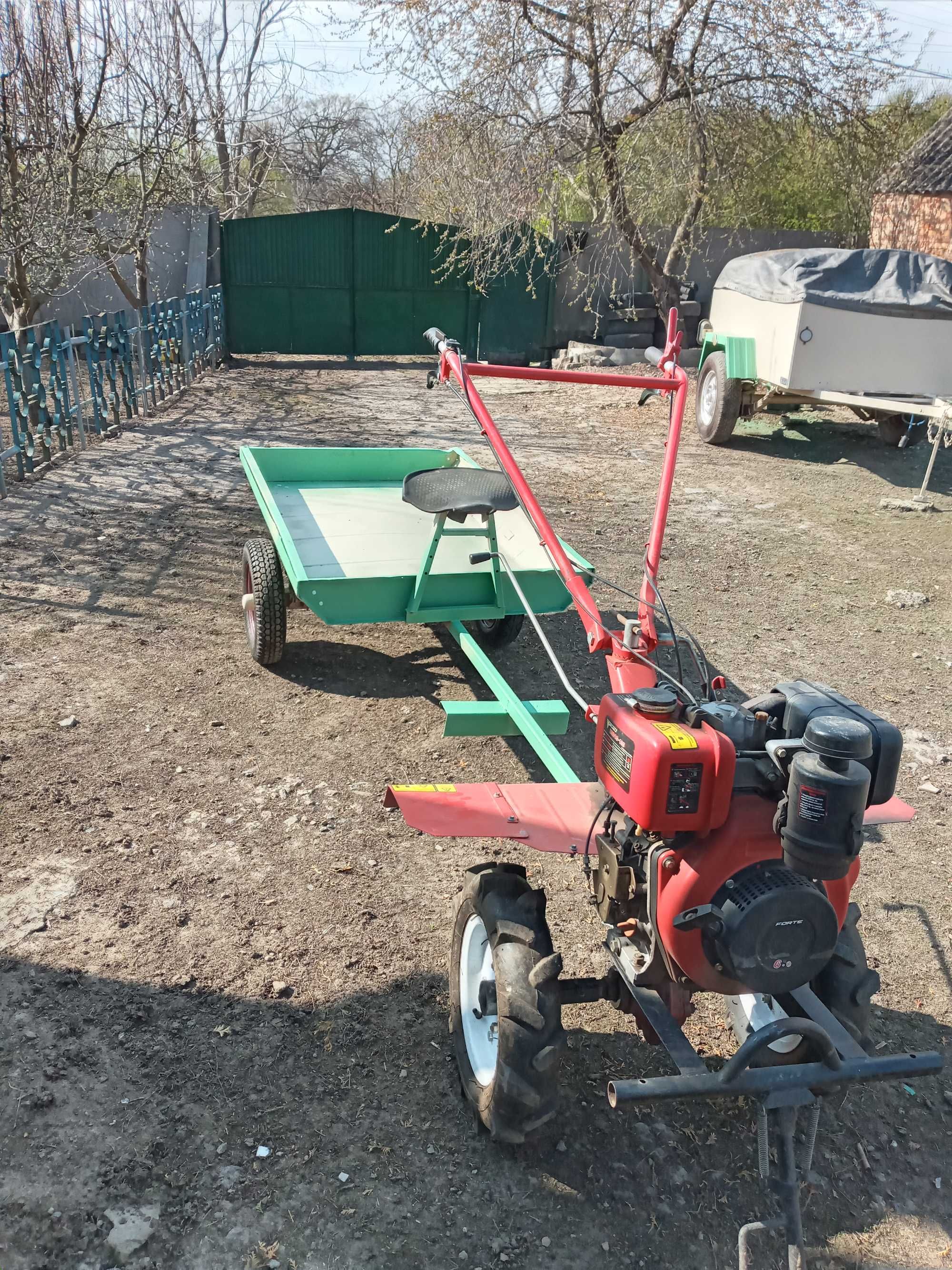 Причіп до мотоблока