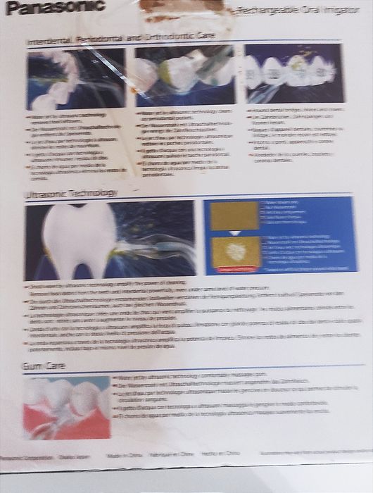 Irygator do zębów bezprzewodowy dentystyczny jamy ustnej DentaCare