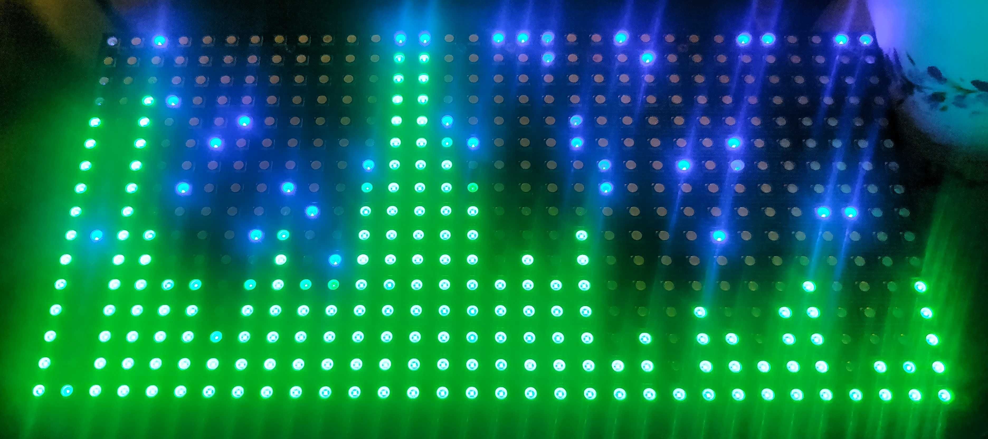 Display LEDs RGB de Espectro Musical Controlado por Som