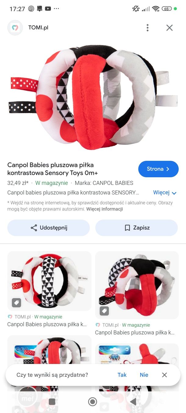 Canpol baby zabawki sensoryczne/ kontrastowe