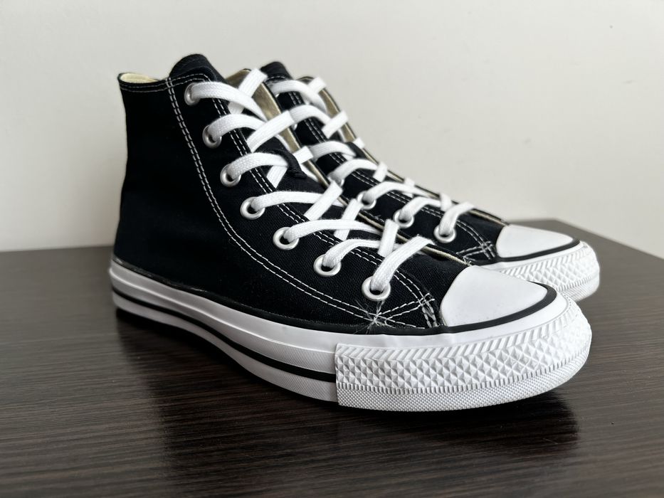 Кеди Converse Chuck Taylor All Star Hi Black M9160C Роз 37.5 на 24 см