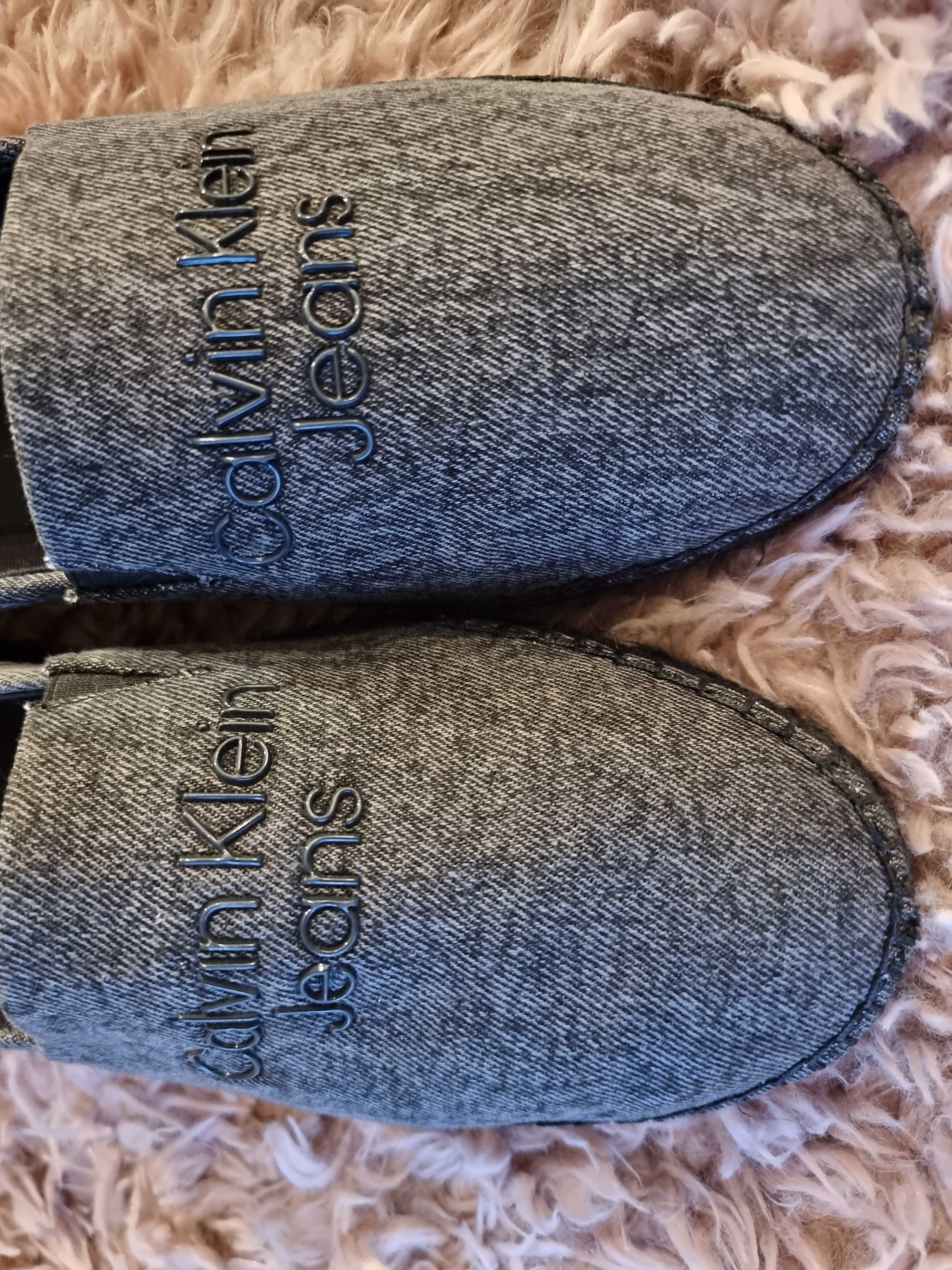 Calvin Klein espadryle grafitowe rozm. 45, wkładka 28,5 cm Unisex