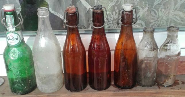 Kolekcja starych butelek