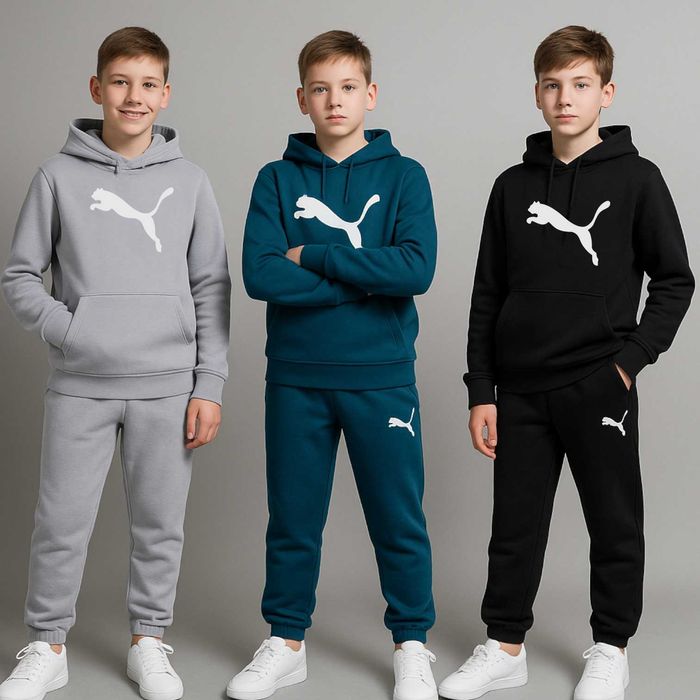 Теплий Костюм Пума на флісі для хлопчика 146-164 см Puma Туреччина