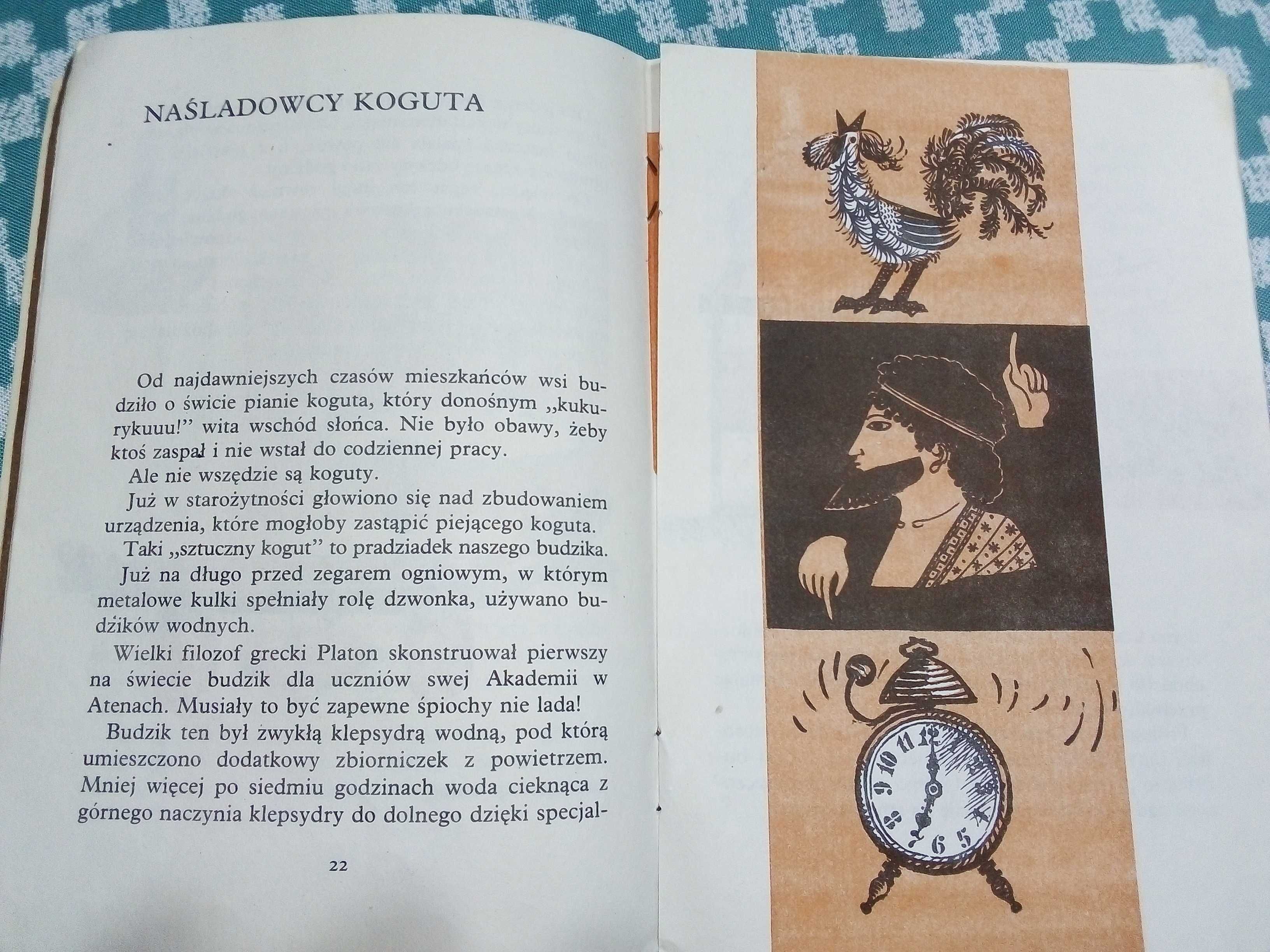Pradziadkowie zegara jak mierzymy czas B. Orłowski wyd 1986 dla dzieci