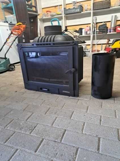 Kominek Nordflam 13kw + Radiator zestaw
