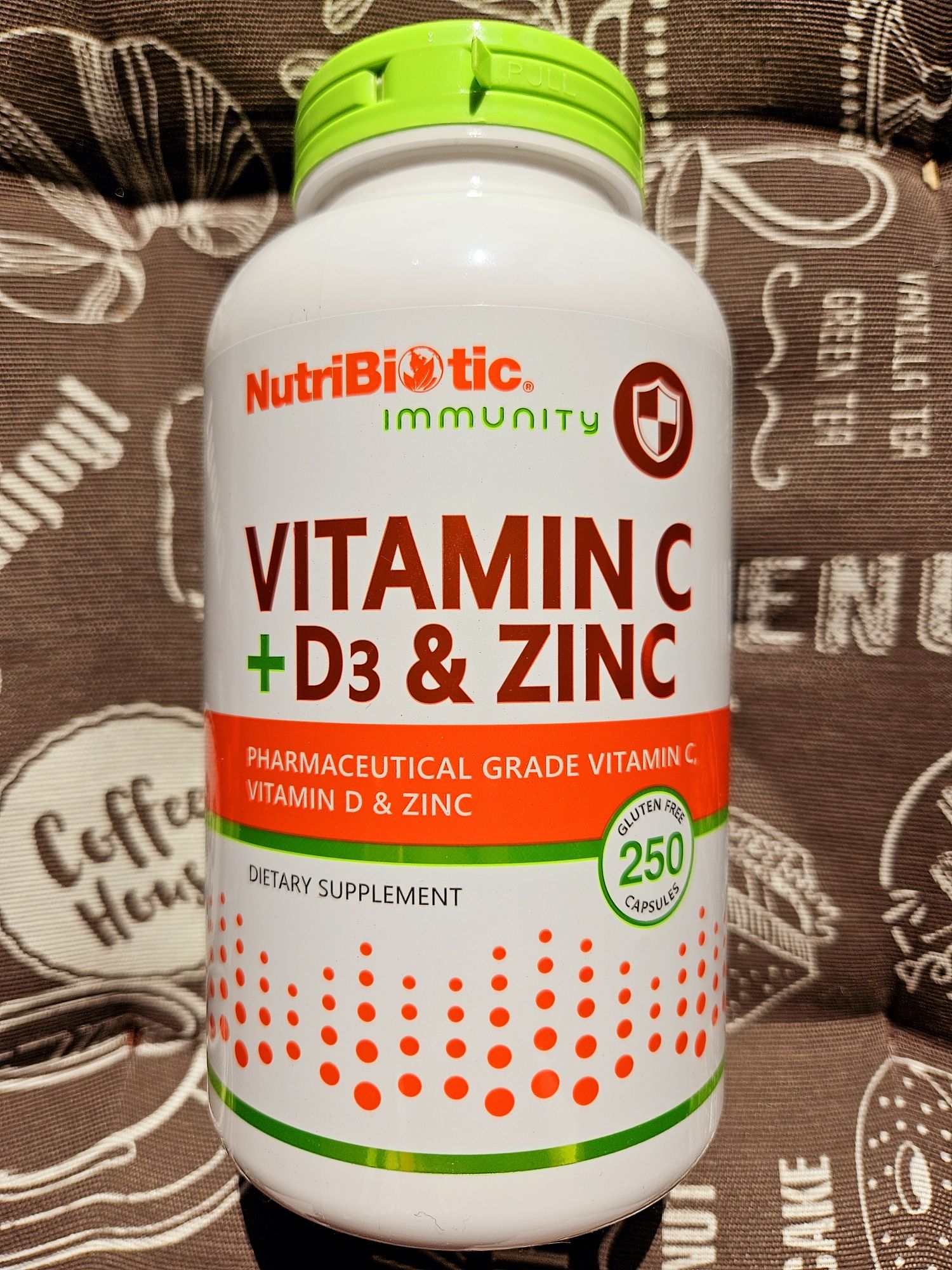 NutriBiotic immunity вітаміни для імунітету витамин С Д3 цинк имунитет