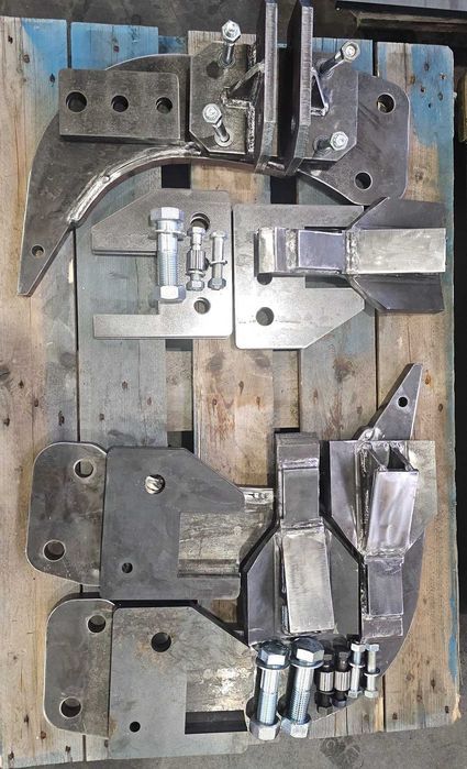 Ząb łapa głębosza 630mm + mocowanie + dłuto + wzmocnienie cały komplet