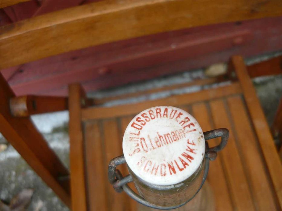 butelka butelki Trzcianka/Schonlanke, przedwojenna, II wojna światowa