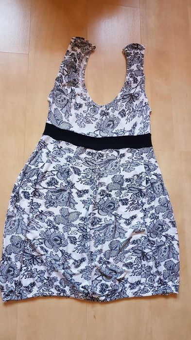 letnia cienka tunika sukienka l/xl