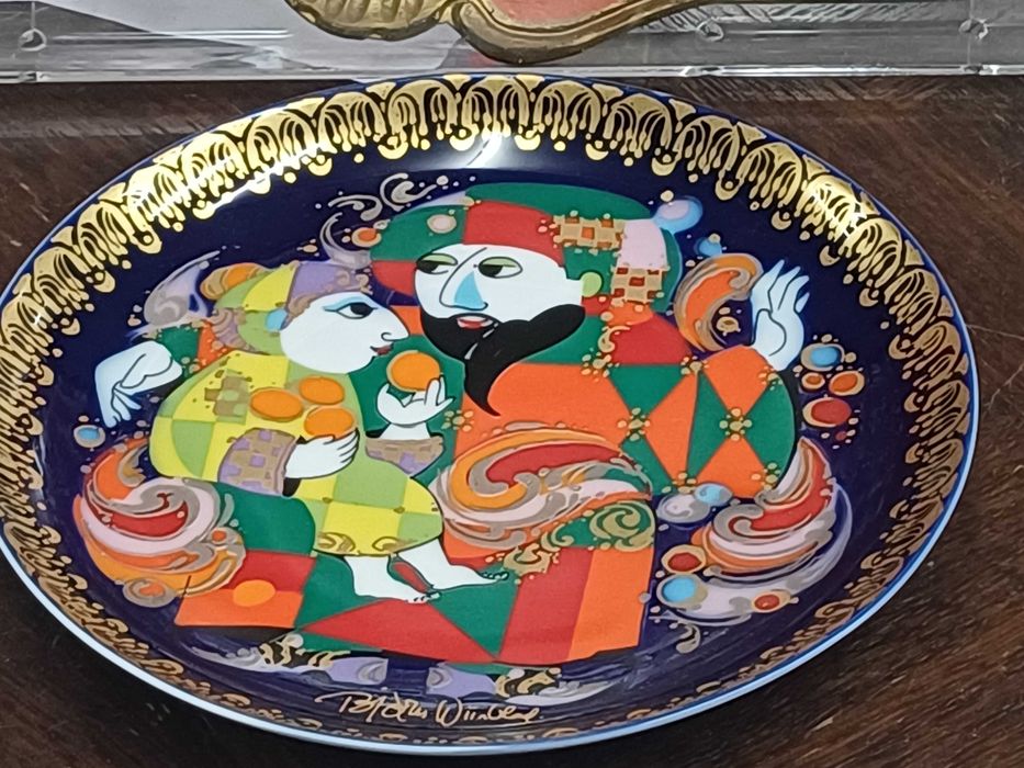 Paterka kolekcjonerska porcelana Rosenthal 16cm. (P.733)