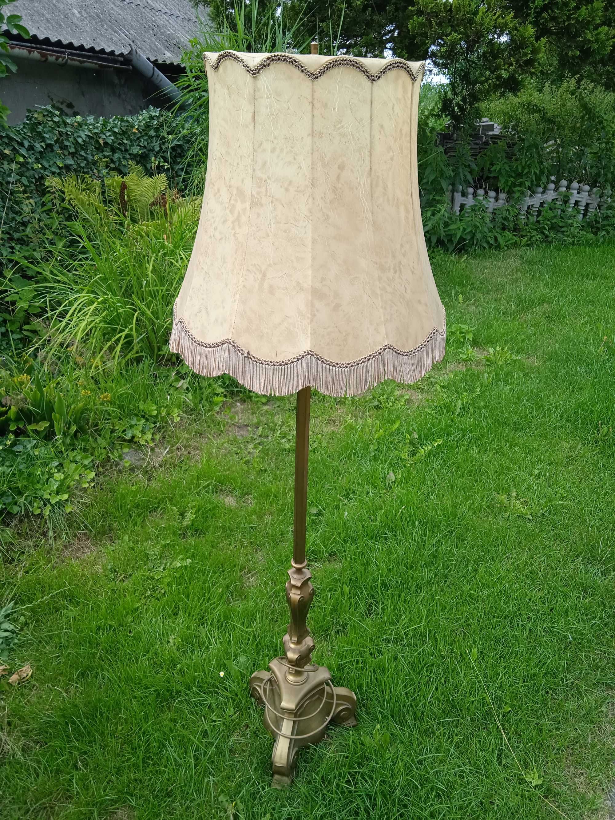 Lampa stojąca antyk, lampka
