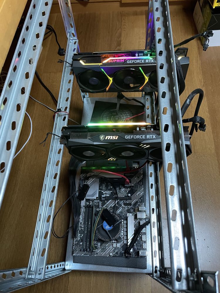 Mining Rig 240 mh/s (possibilidade de acrescentar gráficas)