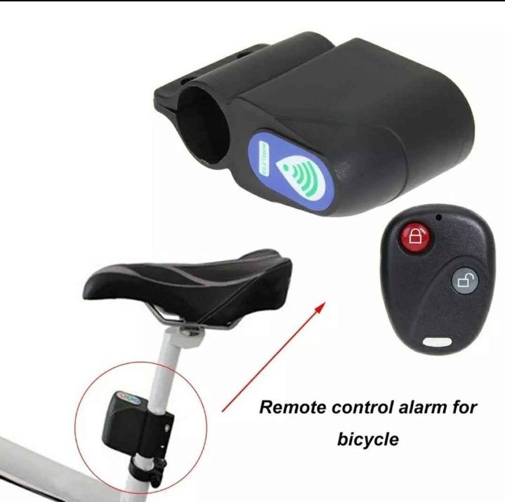 Alarmes com comando para bicicletas, mobilettes