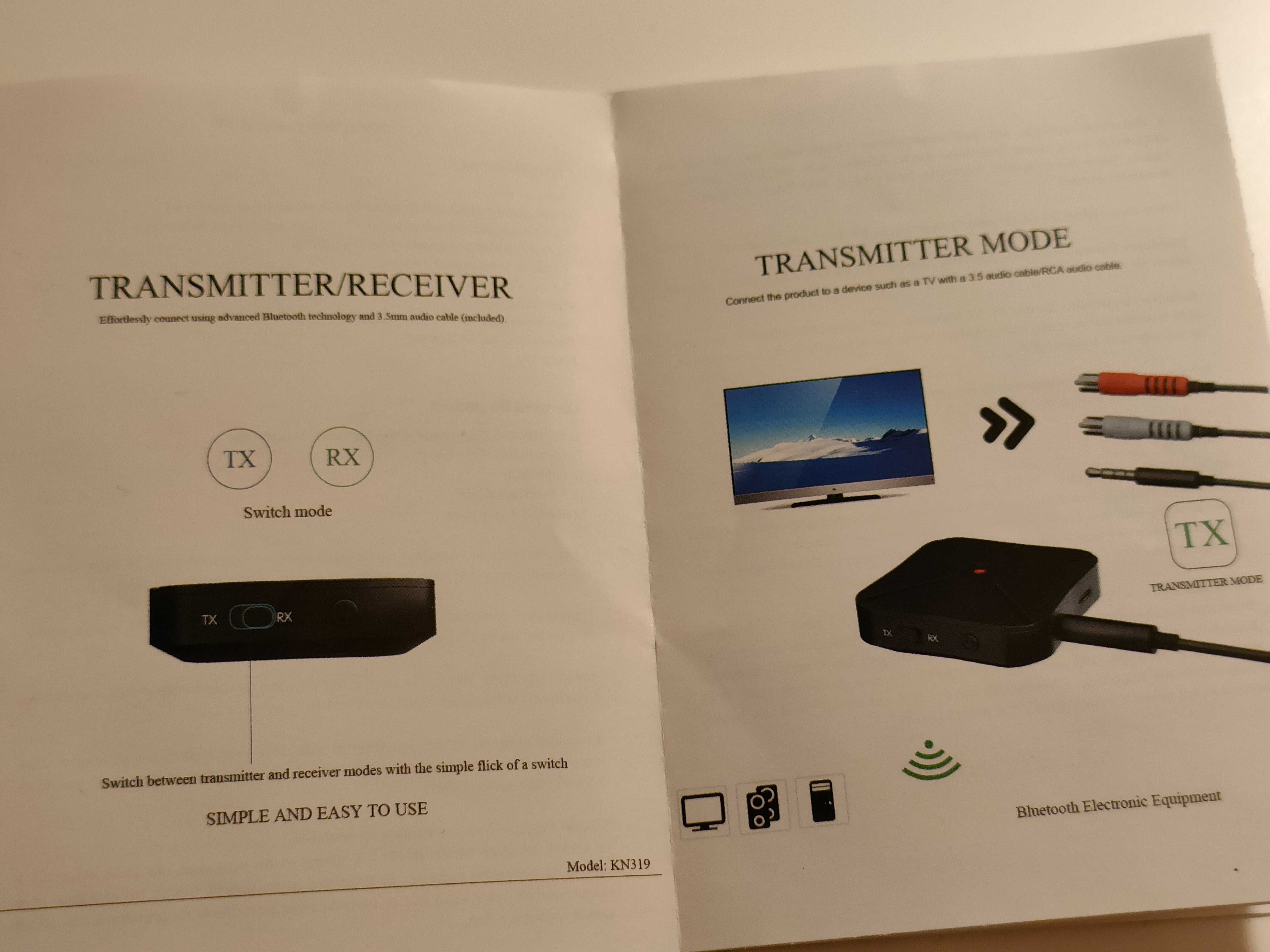 Bluetooth A2DP Transmitter Receiver przenośny