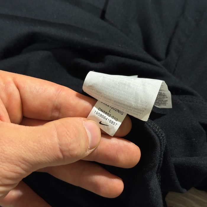 Нова Жіноча Чорна Кроп Футболка Найк Айр Nike Air Fit, L, Оригінал