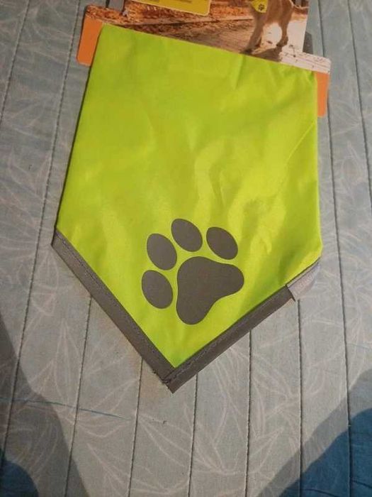 Chusta odblaskowa dla pieska odblask dla zwierząt bandana dla pieska