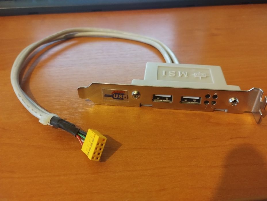 Планка розширення USB 2.0 на задню панель (2 порта)