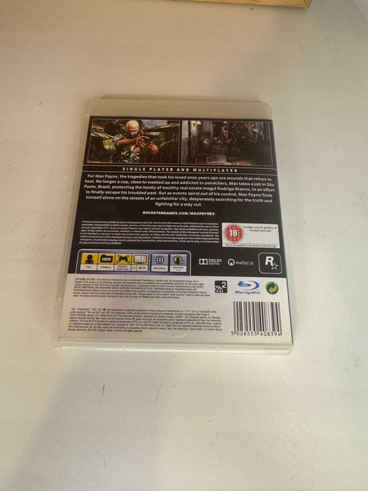 Gra max payne 3 Play Station 3 ps3 playstation OKAZJA