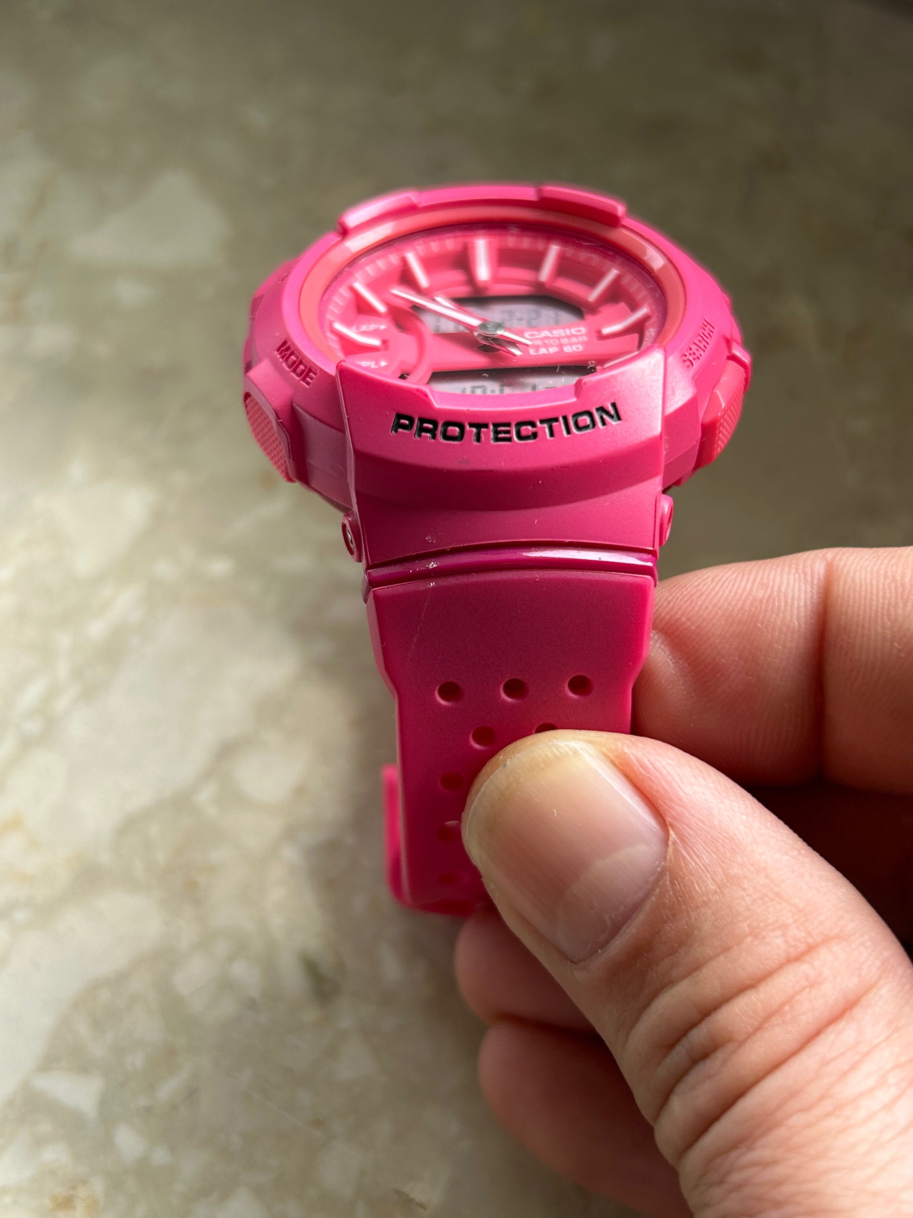 Zegarek Casio BABY-G  PROTECTION Różowy Jak nowy !!