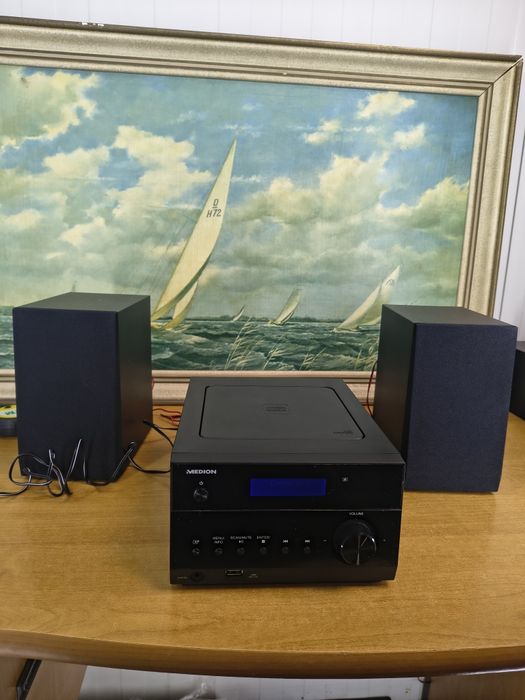 Zestaw audio MEDION MD 43729 – mikro wieża z CD, USB, Bluetooth