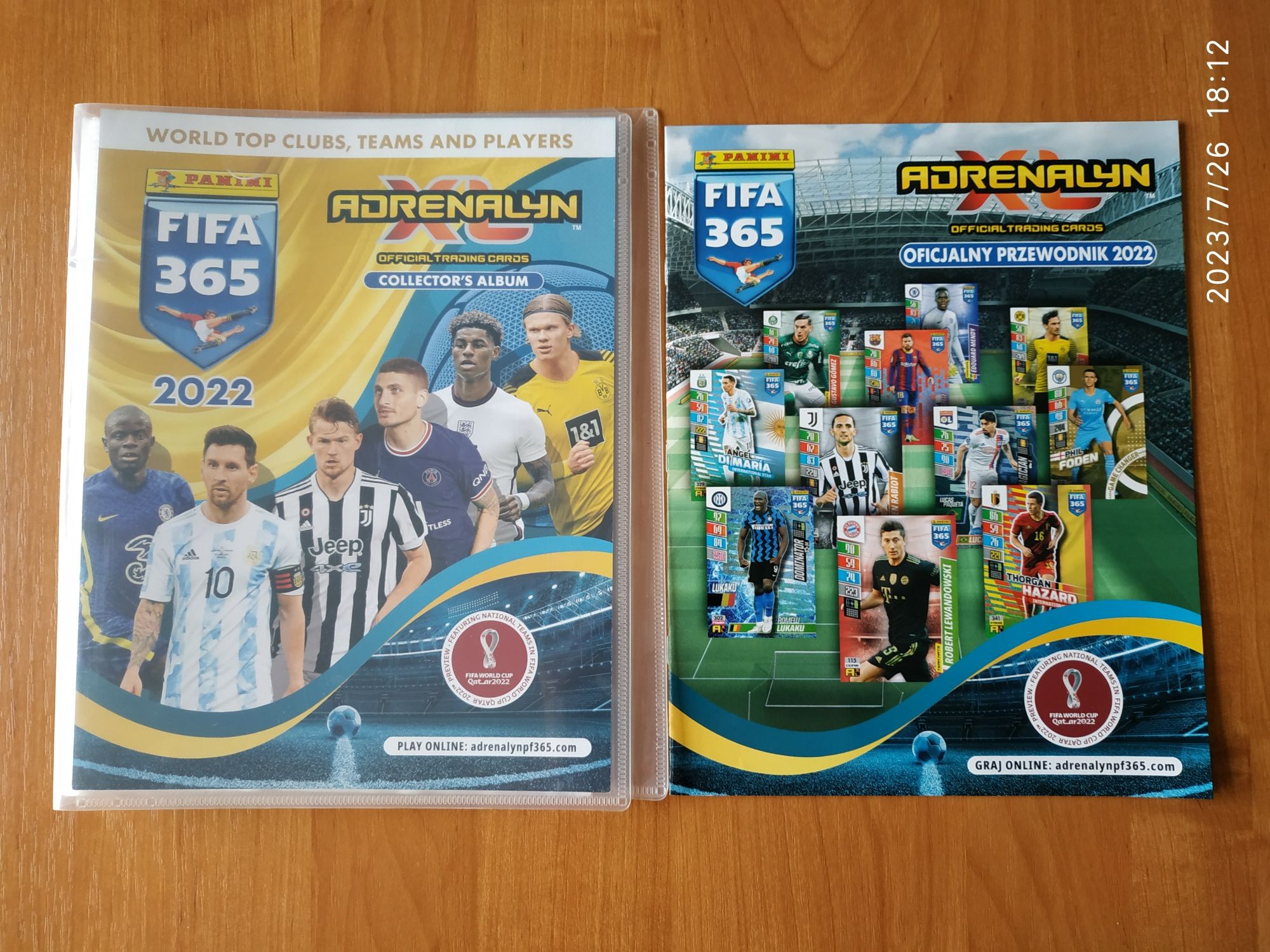 Panini FIFA 365, 2022 zestaw - album plus 50 kart (Update)