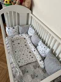 Zestaw do łóżeczka niemowlęcy-wyprawkowy+ rogal