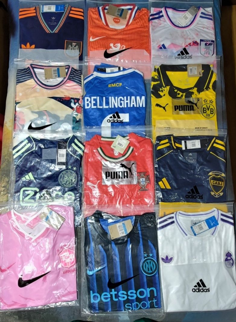 Camisolas futebol variadas