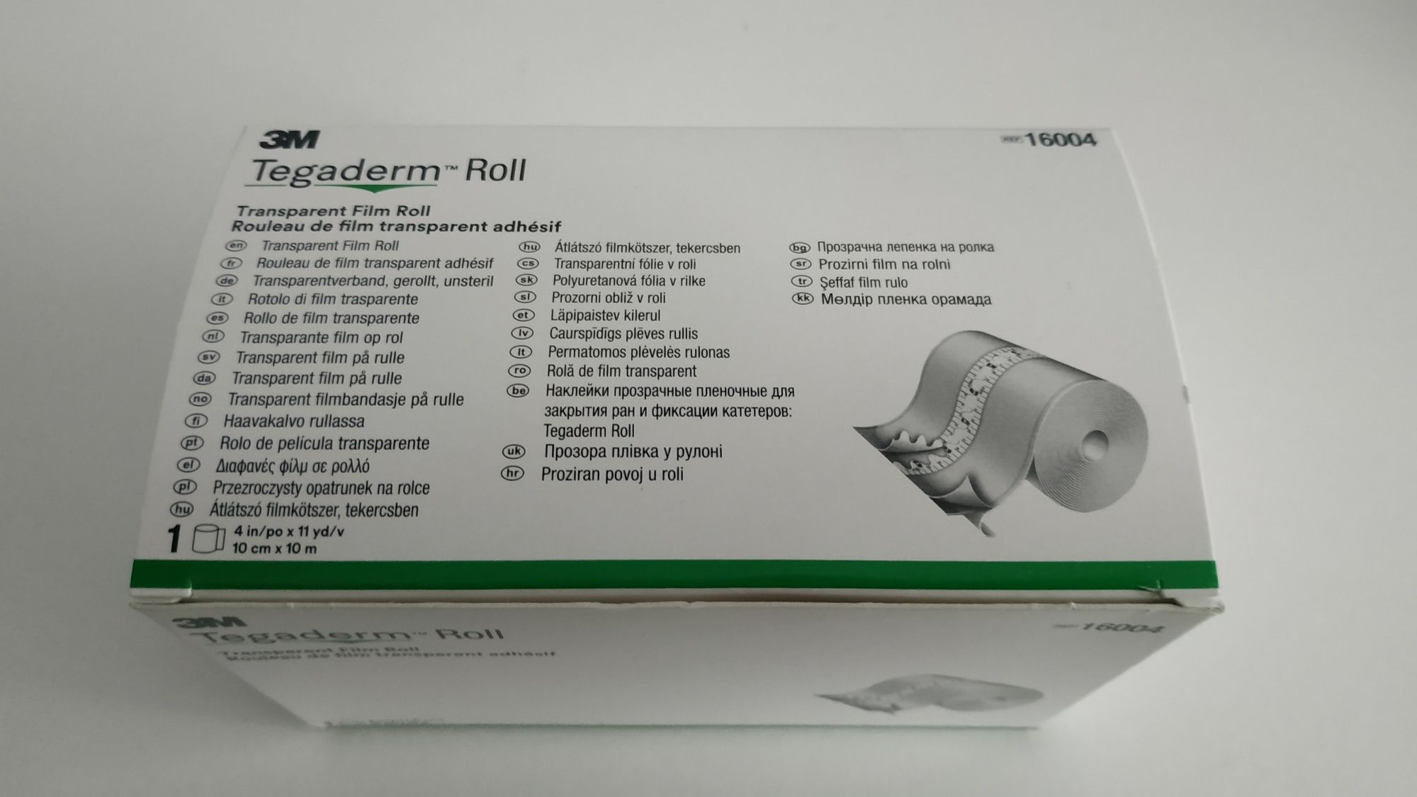 Opatrunek foliowy 3M Tegaderm Roll 10cmx10m