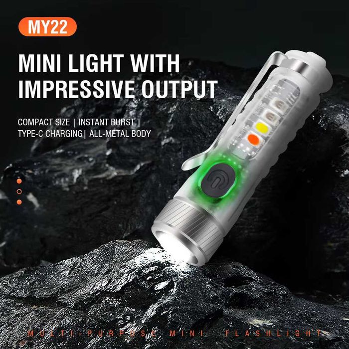 Фонарь-наключник Boruit my22 Ліхтарик 400lm 300mah оригинал новый