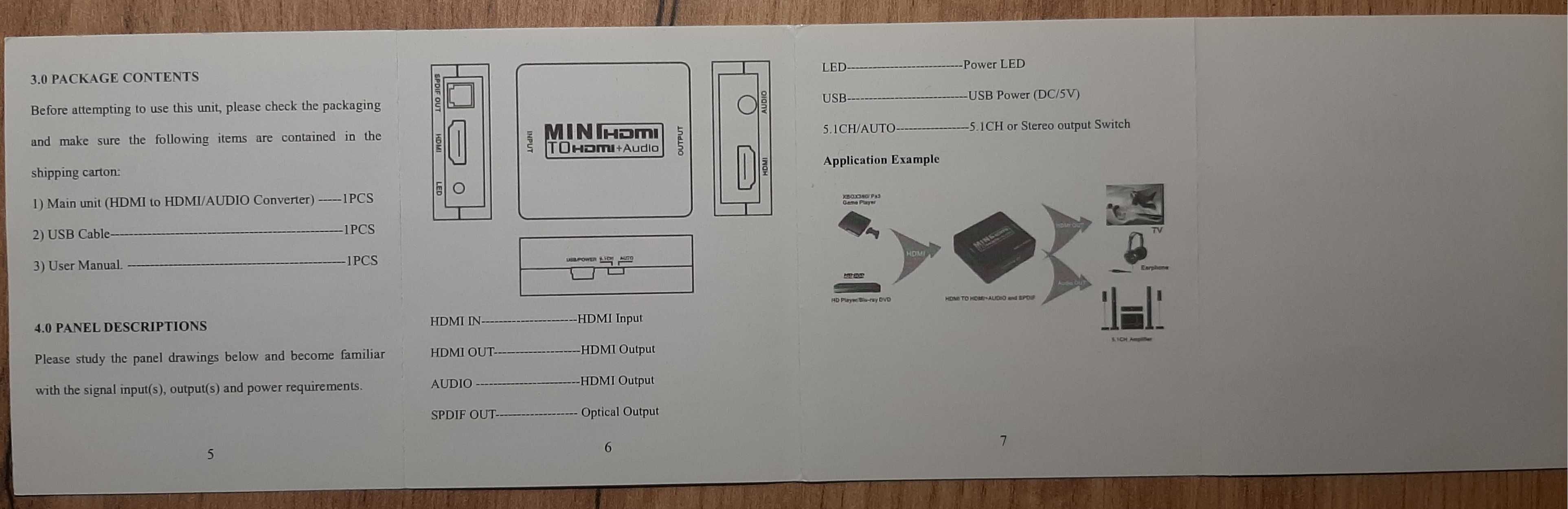 HDMI Audio Extractor; HDMI to HDMI+Audio; HDV-M901