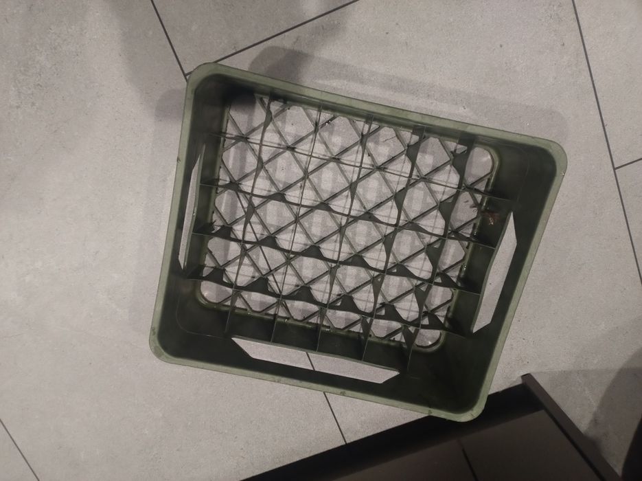 Stara skrzynka na butelki PRL przemysł piwowarski