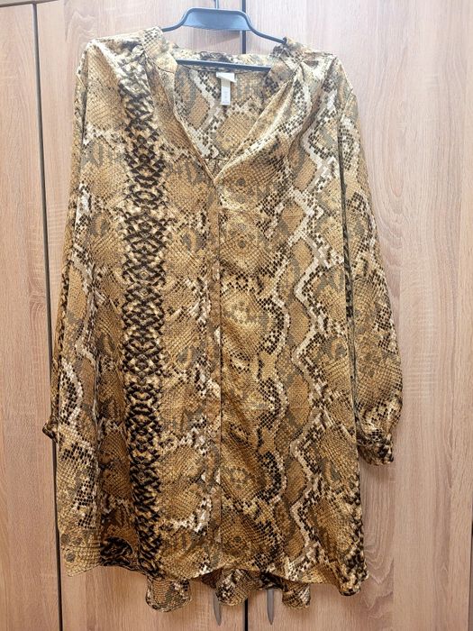 Koszula, tunika, sukienka oversize wyszczuplająca