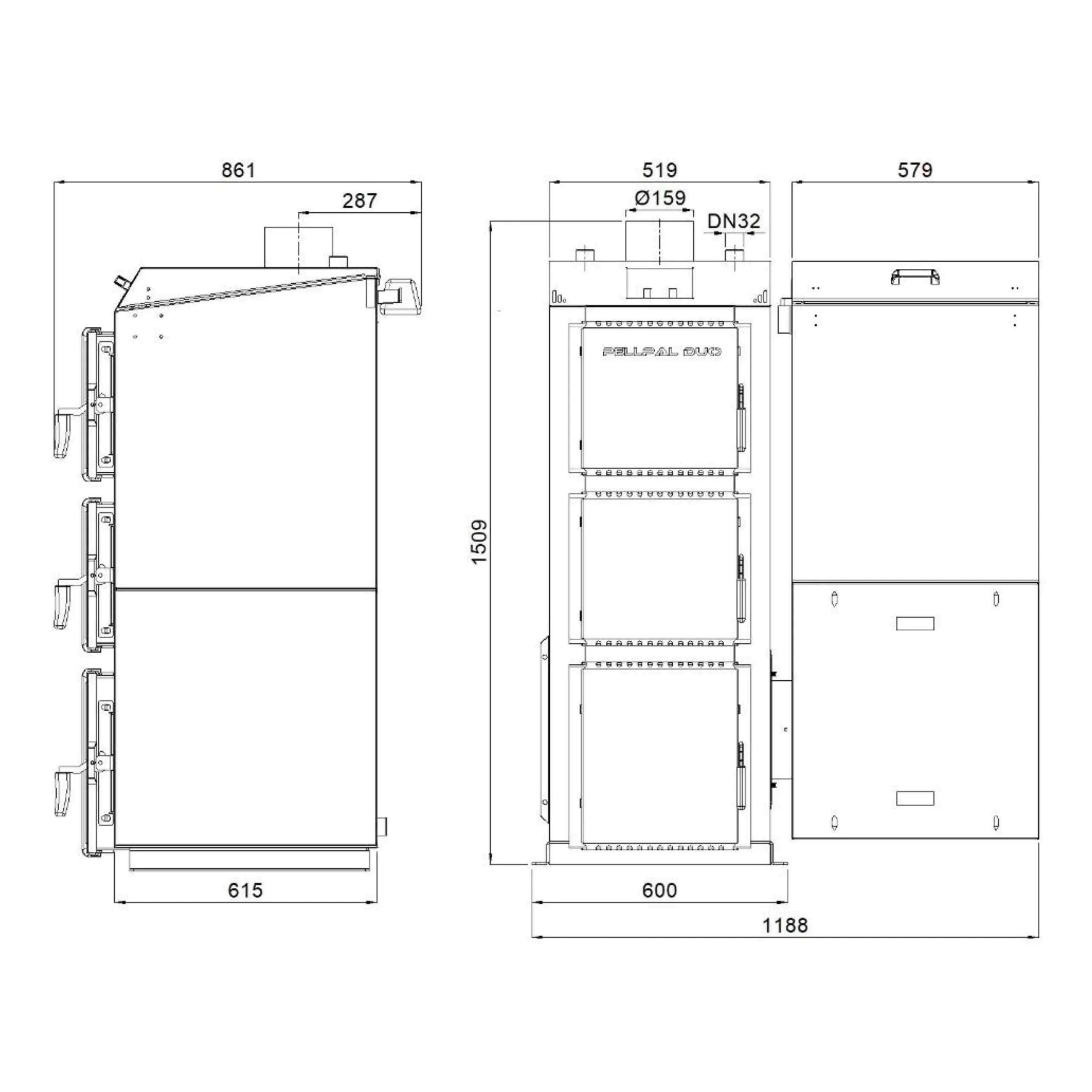 Kocioł na Pellet Pellpal 18 kW 5 klasa Ecodesign A+ Dotacja