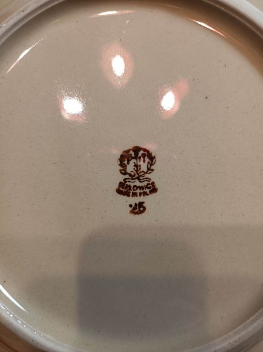 Talerze głębokie Tułowice 6 sztuk PRL vintage