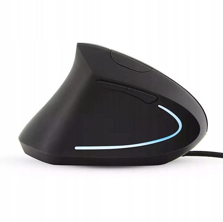 Myszka Pionowa Wertykalna Mysz Ergonomiczna Przewodowa Usb Cicha Zenwi
