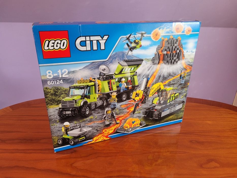 Lego 60124 City Baza Badaczy Wulkanów | Komplet 100%