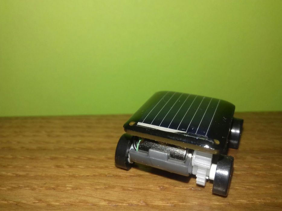 Energia solar carrinho