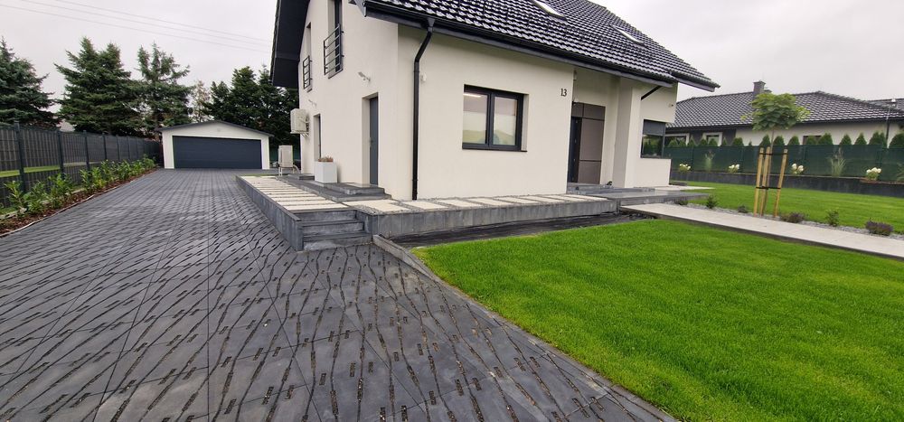 Brukarstwo, koparko-ładowarka, minikoparka, ogrodzenia, mury oporowe.