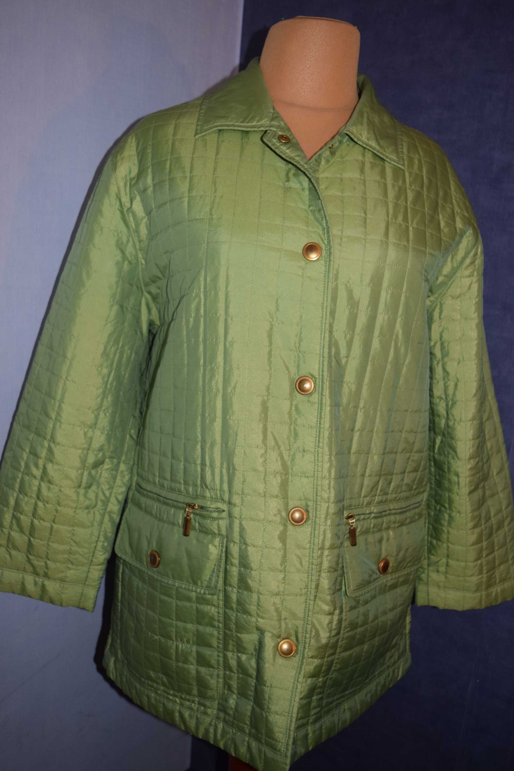Gerry Weber Piękna kurtka przejściowa zielona prawie nowa_46