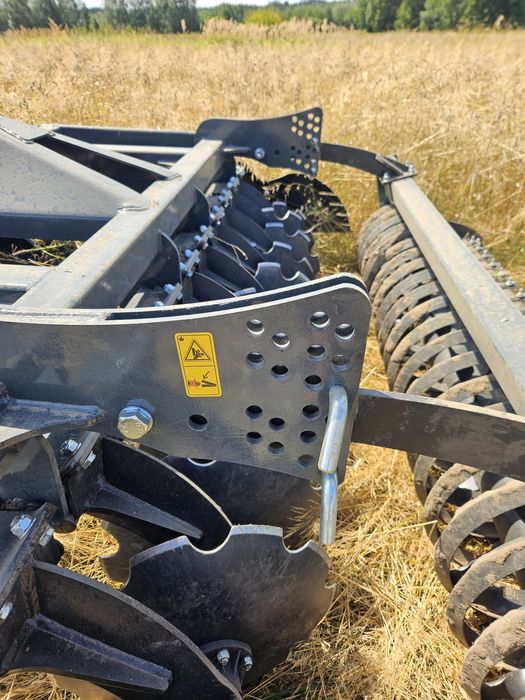 RABATY !  Brona talerzowa ciężka 2.5 do 4.5 m Wał rura , płaskownik  !