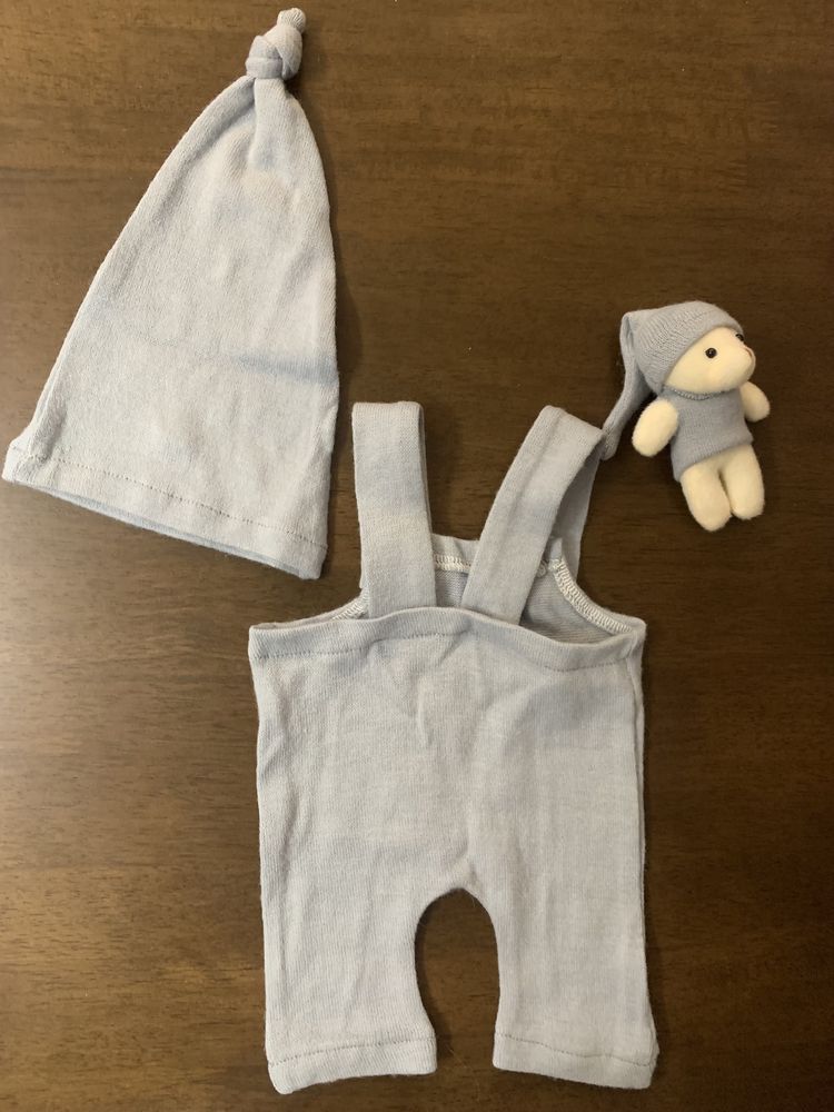 Ubranka dla chlopca do sesji newborn props