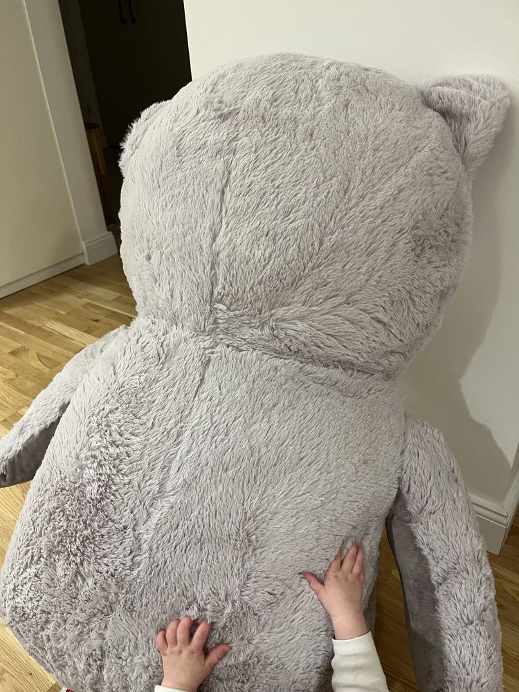 Maslotka przytulanka pluszak gigant sowa Smyk Smiki nowa 90 cm