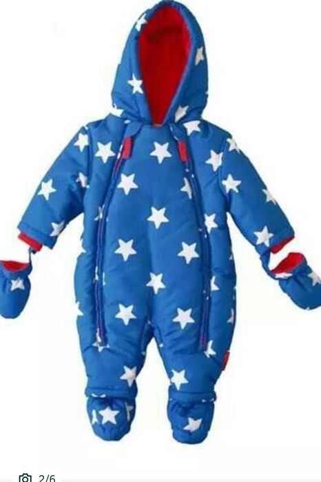 Зимовий дитячий комбінезон Toby Tiger розмір 12-18м. 86 см.