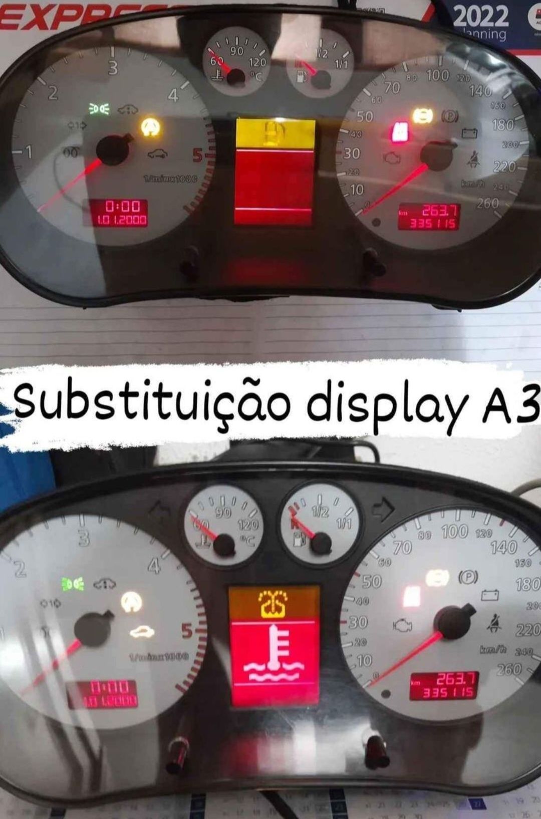 Reparação Display/LCD Veículos Grupo VAG ( Audi,VW,Skoda e Seat)