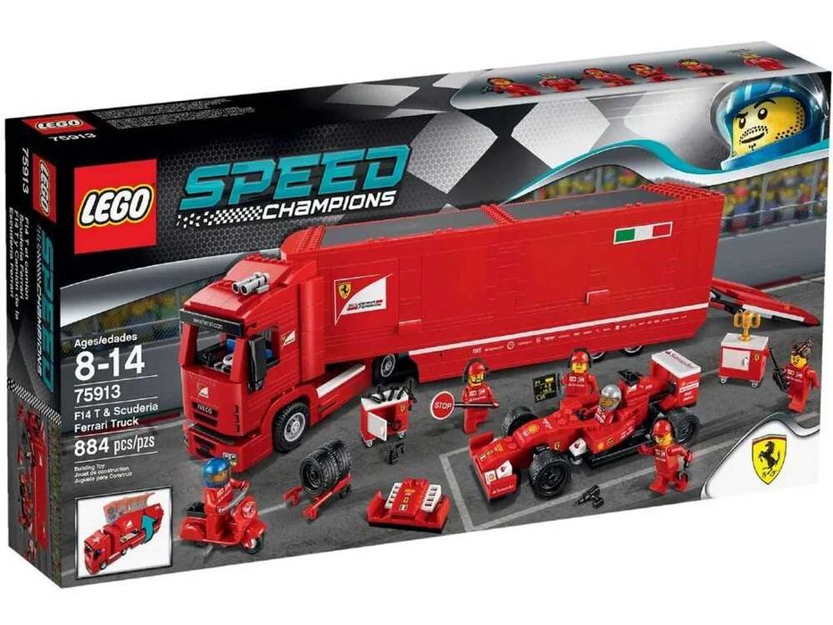 Блоковий конструктор LEGO Speed Champions Феррарі F14 (75913)