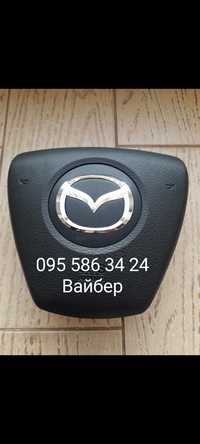 Подушка безопасности безпеки руля airbag Mazda 6 GH Мазда 6 ДЖШ