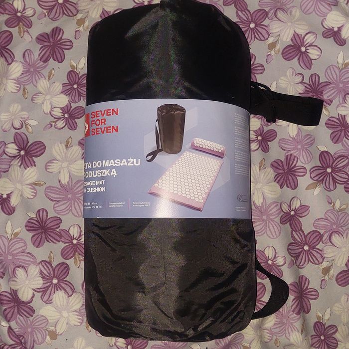 1zł Wysyłka Mata z kolcami do masażu+Poduszka Zestaw NOWY